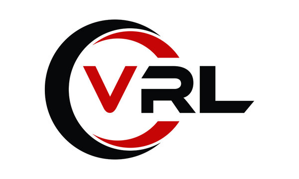 VRL swoosh three letter logo design vector template | monogram logo | abstract logo | wordmark logo | letter mark logo | business logo | brand logo | flat logo | minimalist logo | text | word | symbol