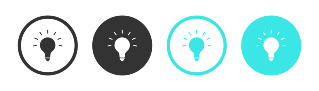 edit light bulb icon. Create modify light bulb sign button. light bulb icon. Vector.