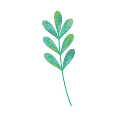 branch with leaves design
