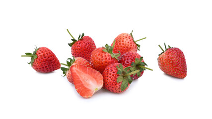 strawberry isolated on white background