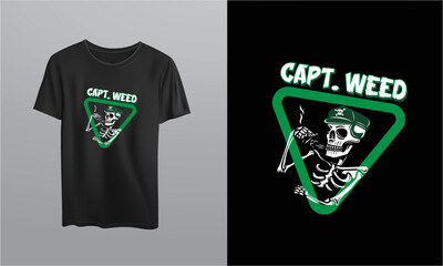 Capt. Weed T Shirt Design