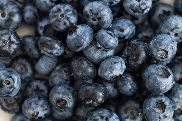 Vegan and vegetarian concept. Macro texture of blueberry berries.Texture blueberry berries close up