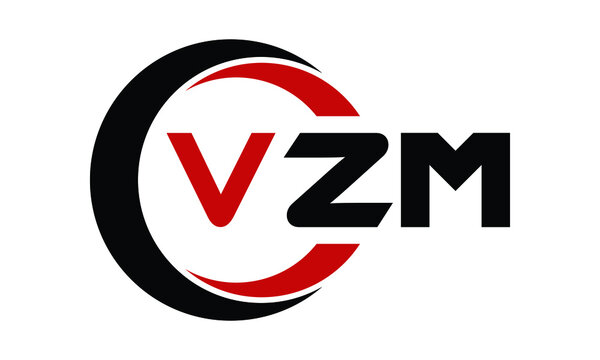 VZM swoosh three letter logo design vector template | monogram logo | abstract logo | wordmark logo | letter mark logo | business logo | brand logo | flat logo | minimalist logo | text | word | symbol