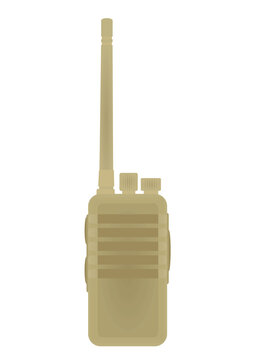 Woki toki radio transmitter. vector