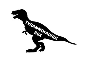 Obraz na płótnie Canvas vector dinosaur, trex, tyrannosaurus rex