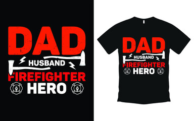 Firefighter Gaming T shirt Design Vector