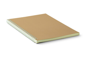 Notebook isolated on white background.[Clipping path].