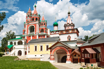 View of the architectural ensemble of the Savvino-Storozhevsky Monastery on a sunny summer day, ...
