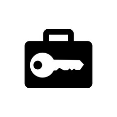 Luggage storage icon. Clipart image isolated on white background