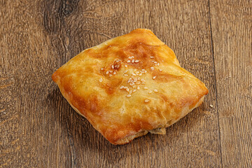 Samosa Asian pastry with meat