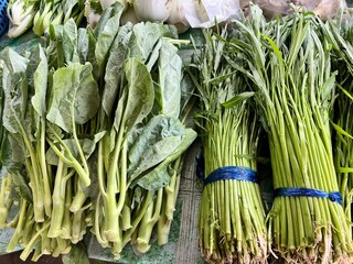 bunches of asparagus