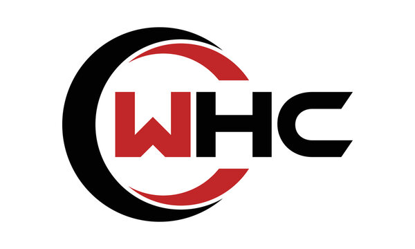 WHC swoosh three letter logo design vector template | monogram logo | abstract logo | wordmark logo | letter mark logo | business logo | brand logo | flat logo | minimalist logo | text | word | symbol