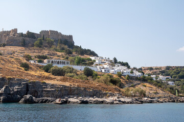 Obraz premium Acropolis of Lindos, Rhodes