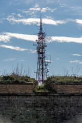 telecommunication tower on the hill