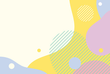 ベクター素材_ウェーブ_カラフル