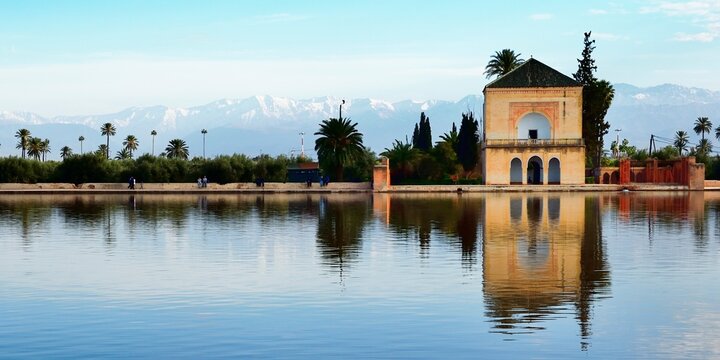Menara Gardens, Marrakech. Morocco