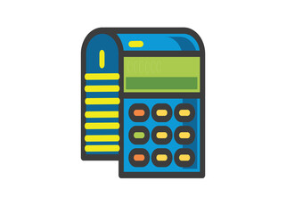 calculator icon on a white background