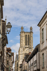 Fototapeta na wymiar Troyes Cathedral Saint-Pierre Saint-Paul de Troyes in medieval old town in Troyes Grand Est region of northeastern France