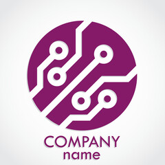 circuit board chip logo