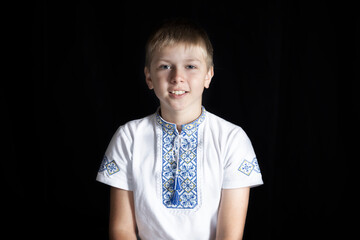 Smiling Ukrainian boy