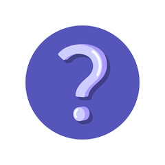 Question mark, FAQ flat vector illustrations. Frequently Asked Questions,  ask questions and receive answers concept for online support center, webinar or online education