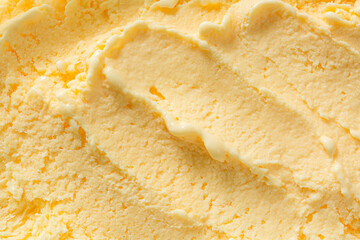vanilla ice cream texture,vanilla ice cream background, top view