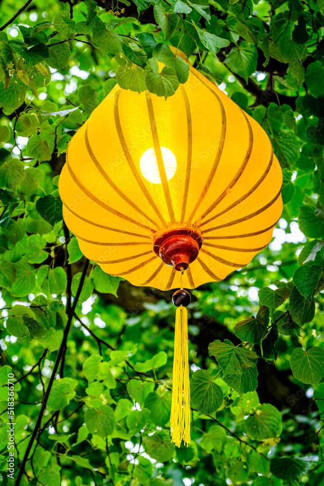 Sticker typical chines lantern - lampion