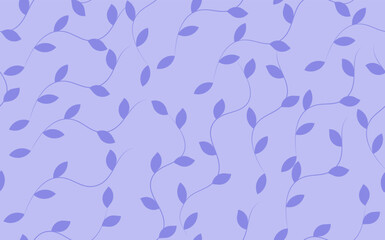 Fototapeta na wymiar Plants purple seamless pattern