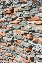 Texture of the old brick wall