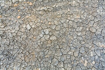 Texture cracked clay ground. Dry land in the desert without water