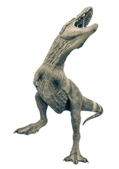 Fototapeta premium tyrannosaurus rex is standing up