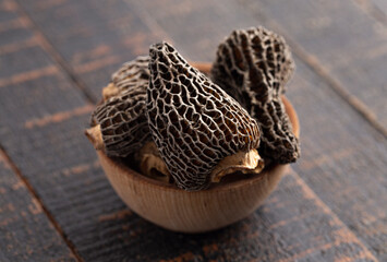 Wild Harvested Morel Mushrooms Trimmed and Dried