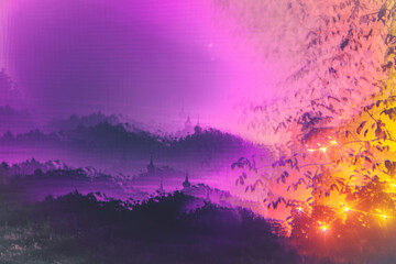 dramatic prismatic morning 