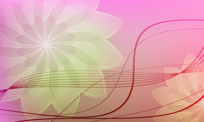 Floral background colors template wellness team card46