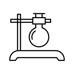 Medical laboratory test tube icon