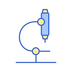 Microscope medical scientific symbol icon