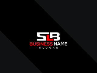 Premium SLB Logo Letter Vector Art, Colorful SL s l b Logo Icon With Creative Three Letter Flat Image Design For Company