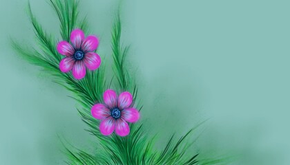 flowers - digital painting