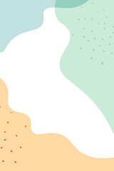 Vector   abstract creative background in minimal trendy style with copy space for text - design templates for social media stories