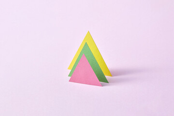 Multicolored triangular charts