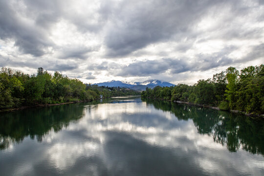 Misty Mountains Mirror
