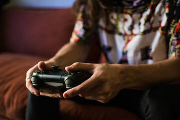 Console video game controller