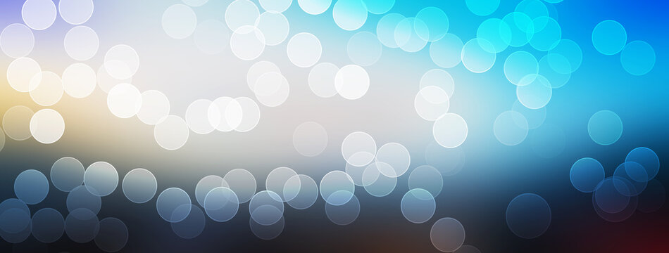 abstract blue background with bokeh particles wallpaper lights