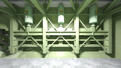 Obraz premium 作業通路