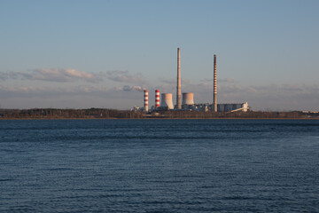 Elektrownia węglowa w Rybniku. - obrazy, fototapety, plakaty