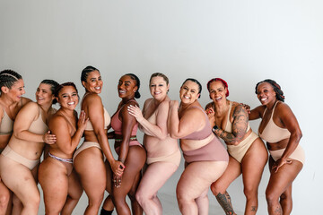 Women with gorgeous skin tones