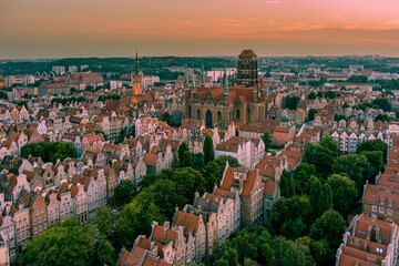 Fototapeta na wymiar gdansk old town 
