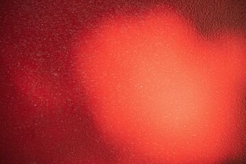 Red metal background. Light and shadow painted with red paint metal texture.
