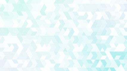 三角パターン背景素材，グリーンとブルーのグラデーション