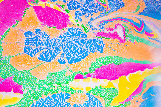 Colorful psychedelic art print n&ordm;2